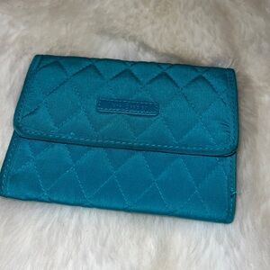 Vera Bradley Chic Teal Quilted Wallet